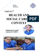 Health and Social Care in Context
