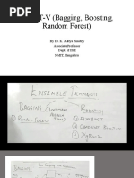 UNIT-V (Bagging, Boosting, Random Forest) : by Dr. K. Aditya Shastry Associate Professor Dept. of ISE NMIT, Bengaluru