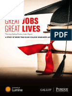 Great Jobs Great Lives: The 2014 Gallup-Purdue Index Report