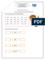 Actividades de Matematicas 4º