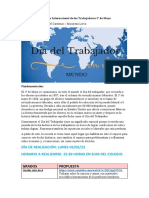 Taller Día Internacional de Los Trabajadores 1º de Mayo