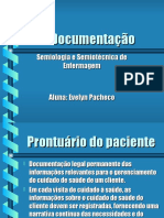 Prontuário - Anotações - Admissão - Alta