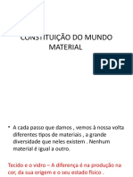 Constituição Do Mundo Material