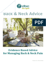 Brochure Back & Neck Advice (DBC)