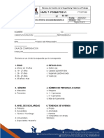 Encuesta Perfil Sociodemográfico