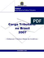 Carga Tributária Brasil 2007
