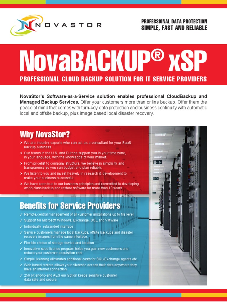 Datasheet NBK XSP 12 en | PDF | Windows Server 2003 | Backup