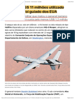 Drone de US$ 11 milhões utilizado em ataque foi guiado dos EUA - Internacional - Estadão