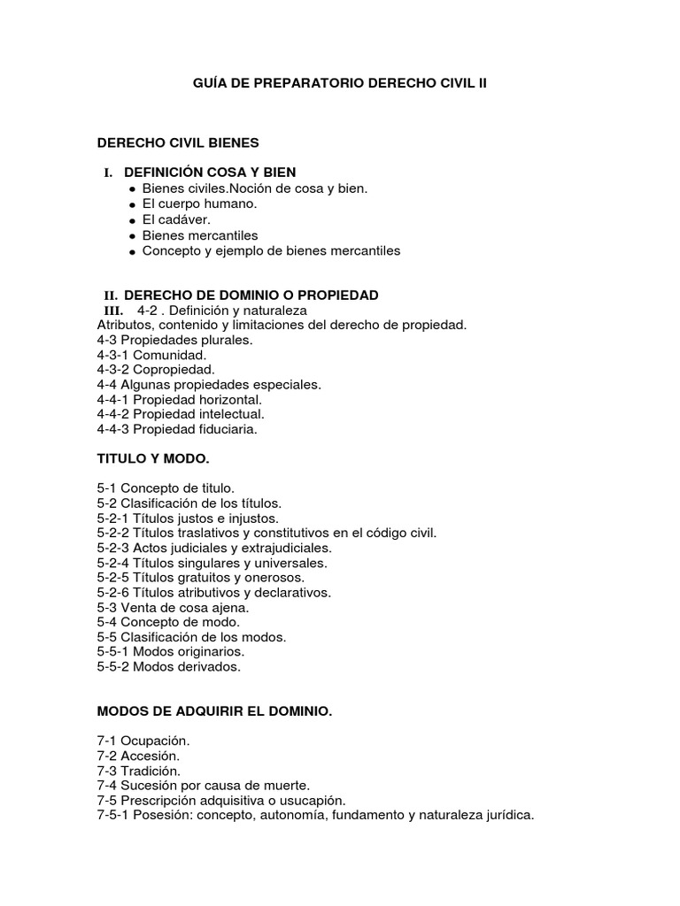 Bienes y Obligaciones en Derecho Civil | PDF | Pagos | Donación