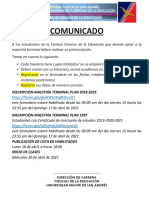 Comunicado