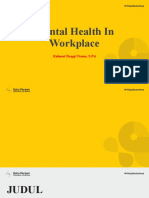 Mental Health in Workplace