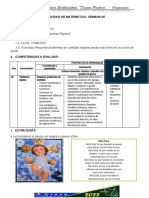 SESIÓN DE MATEMÁTICA -SEMANA 6-21 DE ABRIL DEL 2022