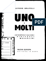 Gravelli, Asvero. Uno e Molti [Ocr] [1938]