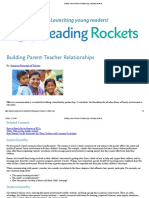 Building Parent-Teacher Relationships: American Federation of Teachers