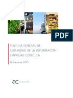 Politica de Seguridad de La Informacion