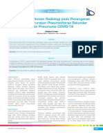 Peran Pemeriksaan Radiologi Pada Penanganan Kegawatdaruratan Pneumothorax Sekunder Pada Pneumonia COVID-19