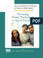 Increasing Family Involvement: For Special Populations
