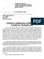 PDF Unidad 2 Soberania e Identidad Nacional Venezolana DL