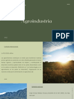 Presentación Contexto, Problemas de La Agro-Industria en Colombia y Soluciones CTI