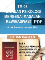 MK Psikologi Industri - S-06 K3 - A&B - 2021-22 - TM-06 - Psikologi Kewiraswastaan