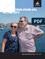 Supporting Over 55 in The City: Ageing Population Plan 2018-2022