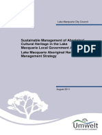 Lake Macquarie Aboriginal Heritage Management Strategy Prepared by Umwelt Environmental Consultants August 2011 Part 1 of 3 Strategy