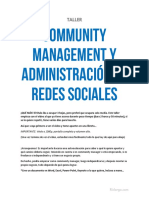 Guia Taller Community Management y Administracion de Redes Sociales 1