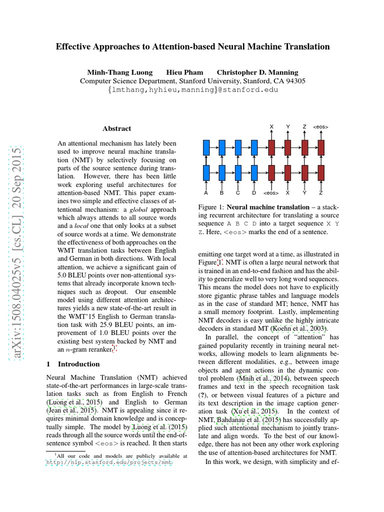 Attention Machine Translation Pdf – DFQMO