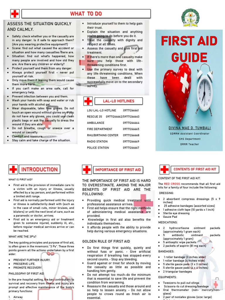 First Aid Guide | PDF | First Aid | Clinical Medicine
