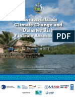 Solomon Islands Climate Change and Disaster Risk Finance Assessment