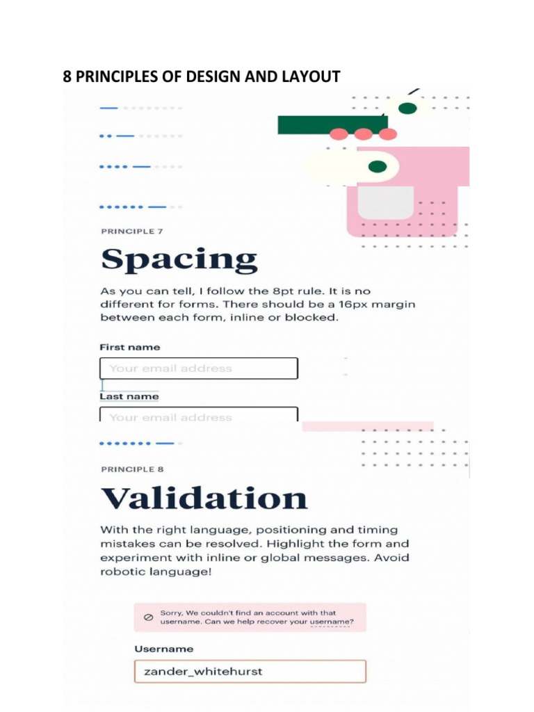 page layout design principles