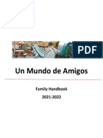 Un Mundo de Amigos Family Handbook