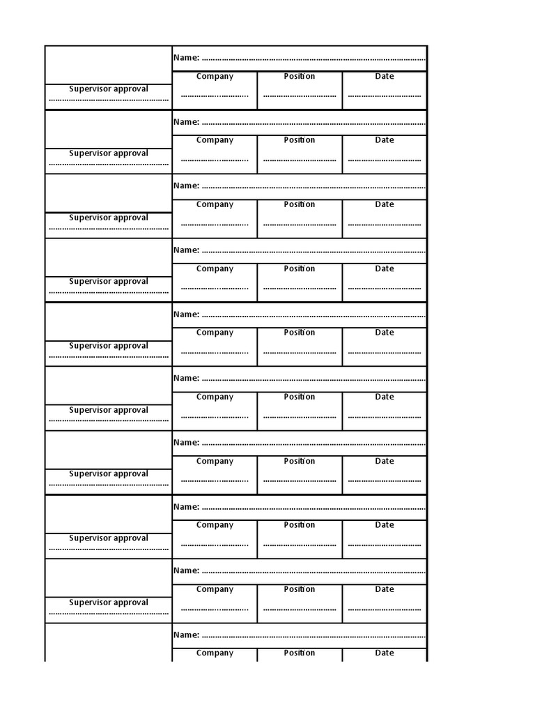 Clinical Visit Form Template | PDF