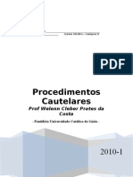 Apostila de Procedimento Cautelar - 2009 - 2