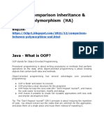 Java - Comparison of inheritance and polymorphism