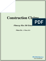Construction Claims: Published By: Badr Abd El Khalek