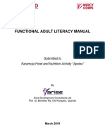 Functional Adult Literacy Manual