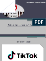 Tik-Tok - Pro or Contra