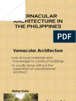 Vernacular Architecture. BALAG, PIA DEANNE M.