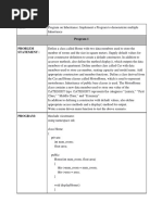 Multiple Inheritance (Object Oriented Programming)