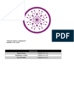 "Project Charter Assignment" Submit To: Sir Adeel: Submitted by