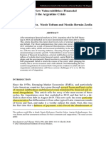 Old Cycles and New Vulnerabilities Financial Deregulation and The Argentine Crisis