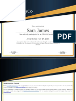 Workshop Participation Certificate
