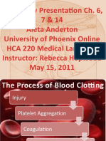 Physiology Presentation Ch. 6, 7 & 14 Aleta Anderton University of Phoenix Online HCA 220 Medical Language Instructor: Rebecca Hopwood May 15, 2011