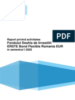 Raport Semestrial 2020 ERSTE Bond Flexible Romania EUR