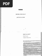 Foucault - Qué es un autor