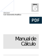 Manual de Cálculo con Geometría Analítica