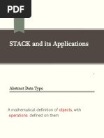 Stack and Its Application