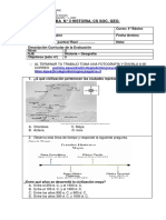 Evaluación 5° A Historia.