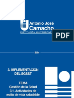 E5.1 Actividades de Estilo de Vida Saludable